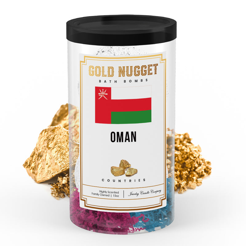 Oman Countries Gold Nugget Bath Bombs