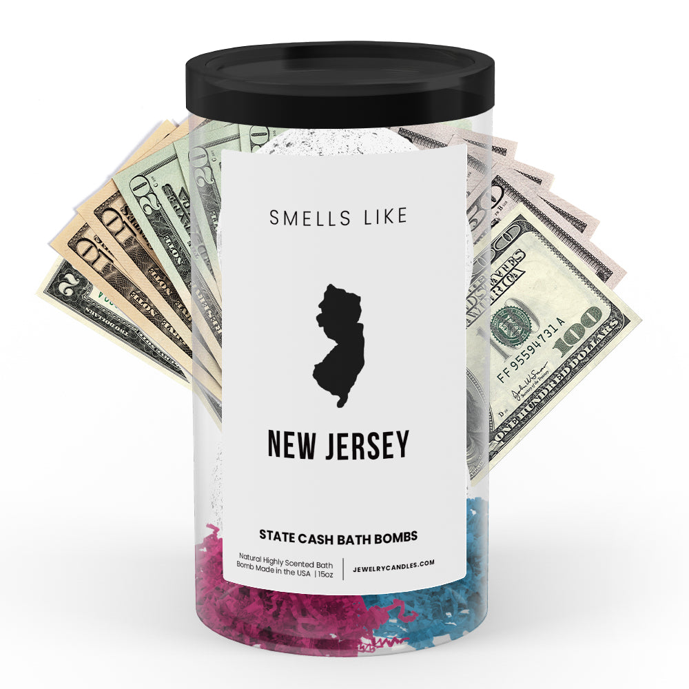 Smells Like New Jersey State Cash Bath Bombs