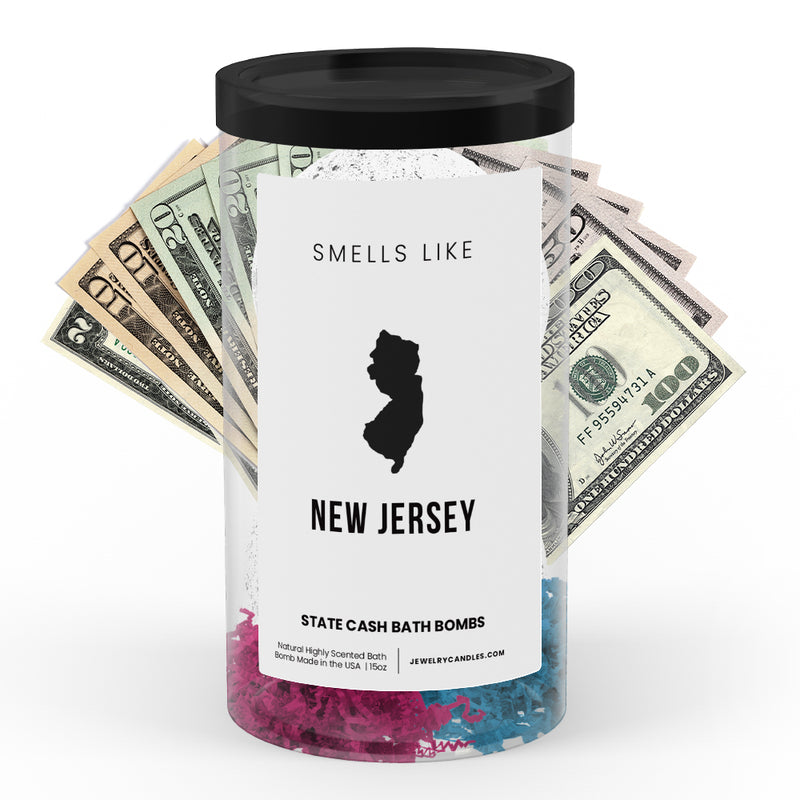 Smells Like New Jersey State Cash Bath Bombs
