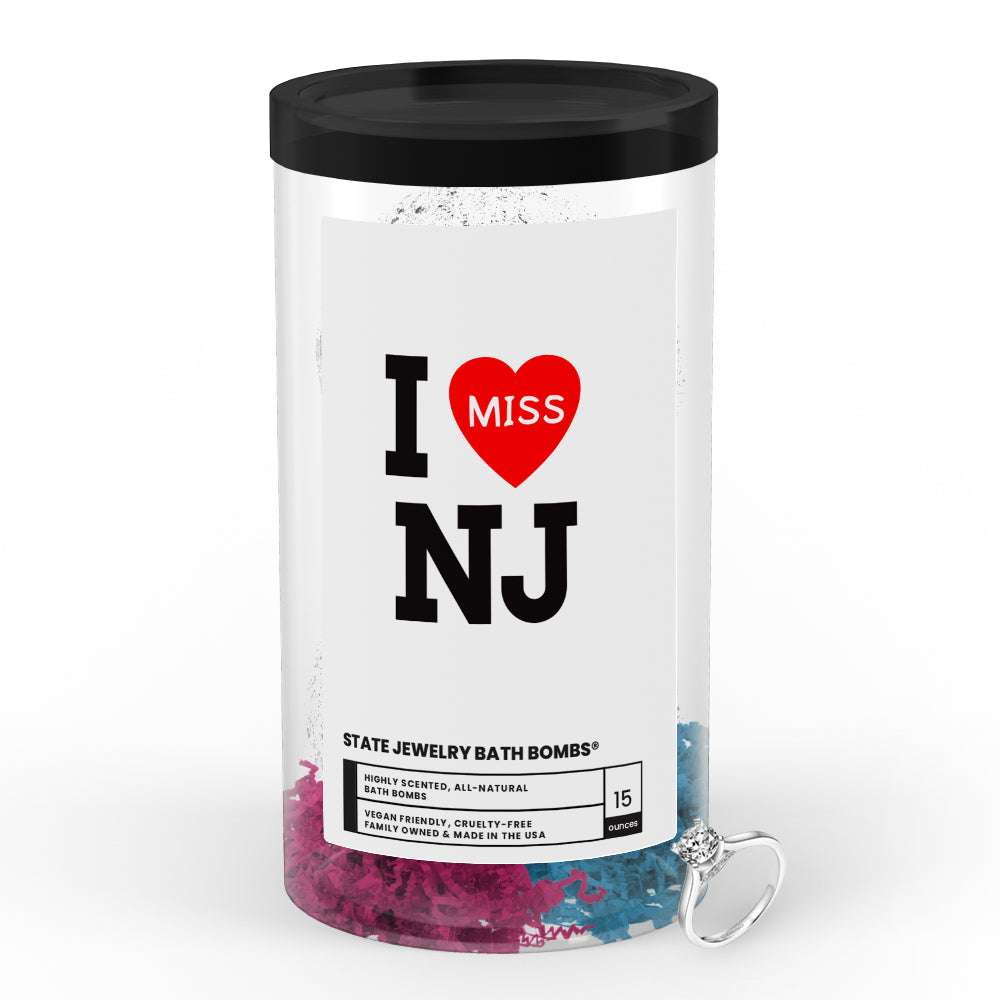 I miss NJ State Jewelry Bath Bombs