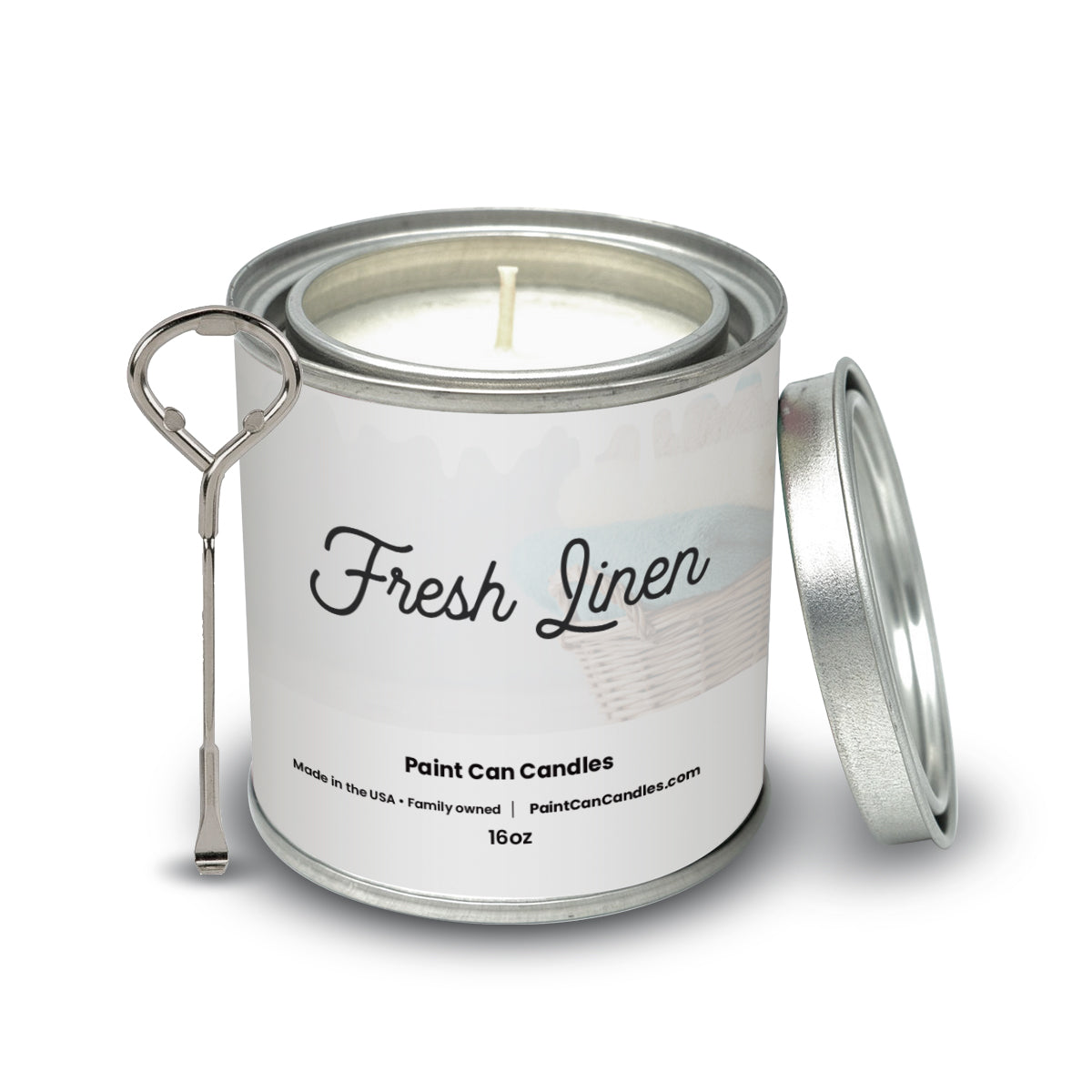 Fresh Linen - Paint Can Candles