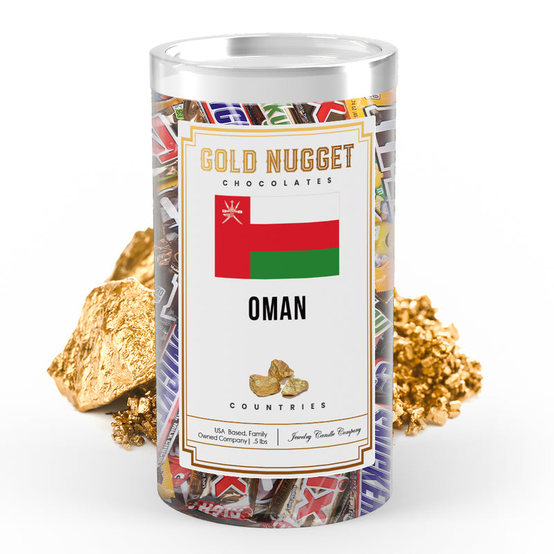 Oman Countries Gold Nugget Chocolates