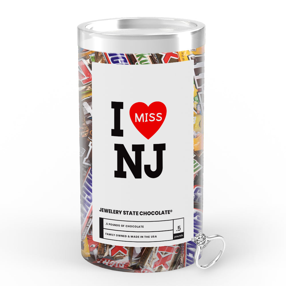 I miss NJ Jewelry State Chocolate