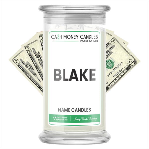 BLAKE Name Cash Candles