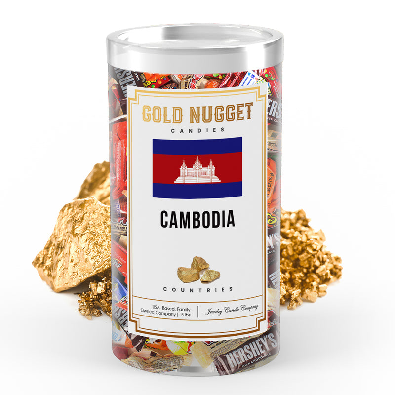 Cambodia Countries Gold Nugget Candy