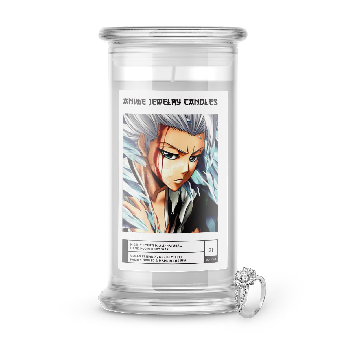 Hitsugaya, Toushirou | Anime Jewelry Candles