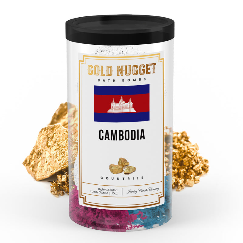 Cambodia Countries Gold Nugget Bath Bombs