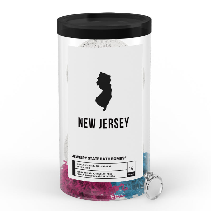New Jersey Jewelry State Bath Bombs