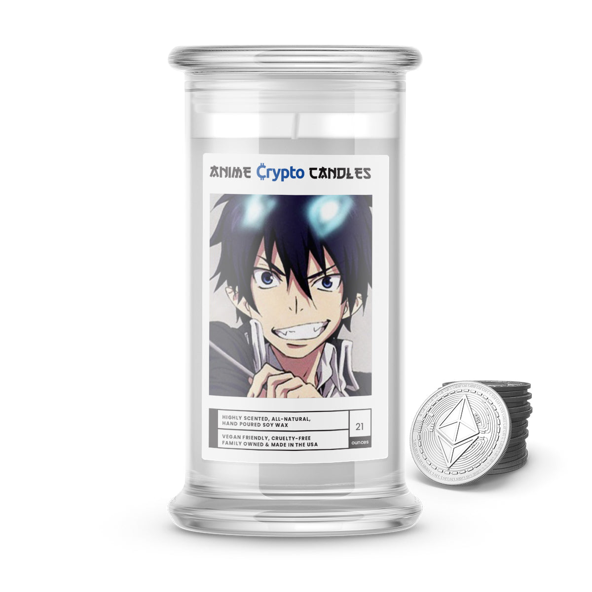 Okumura, Rin (奥村 燐) - Crypto Anime Candles