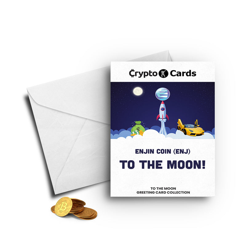 Enjin Coin (ENJ) To The Moon! Crypto Cards
