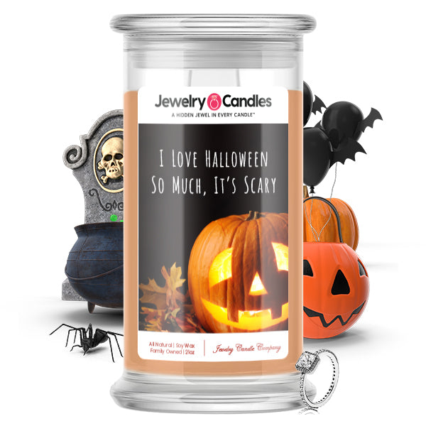 I love halloween so much, it's scary Jewelry Candle