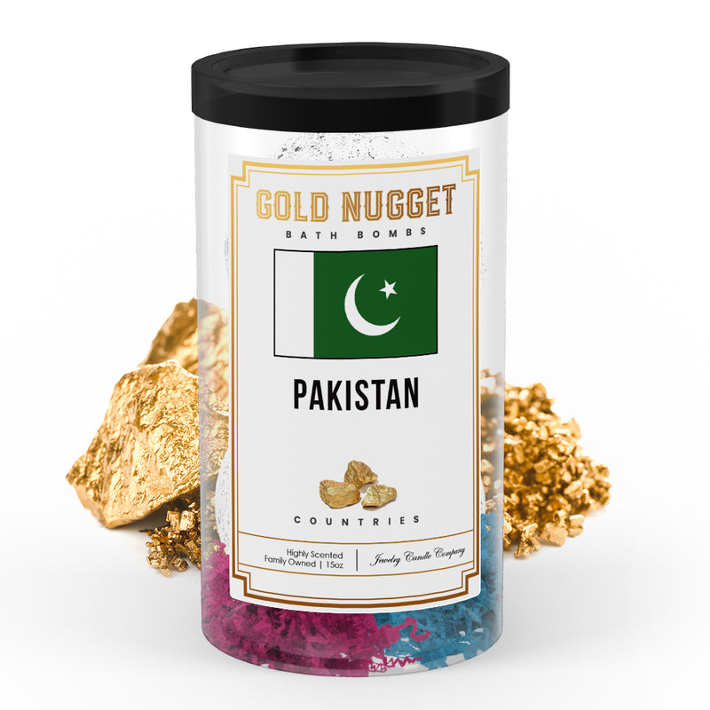 Pakistan Countries Gold Nugget Bath Bombs