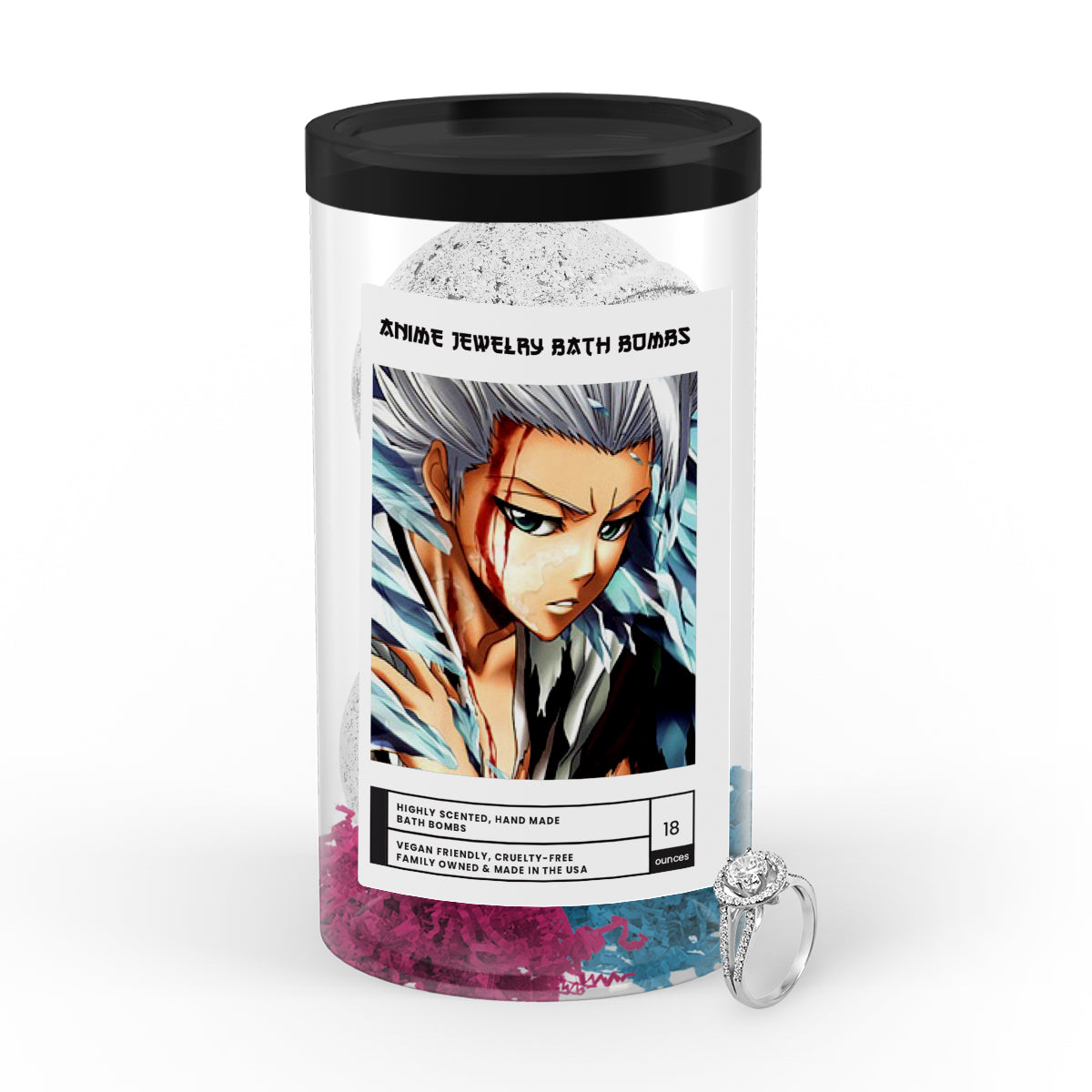 Hitsugaya, Toushirou (日番谷 冬獅郎) | Anime Jewelry Bath Bombs