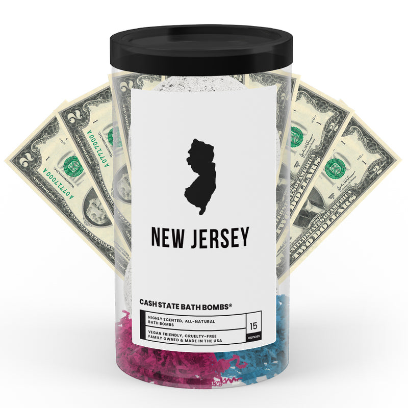 New Jersey Cash State Bath Bombs