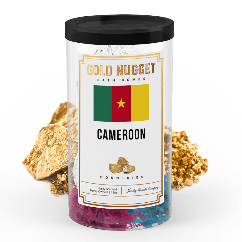 Cameroon Countries Gold Nugget Bath Bombs