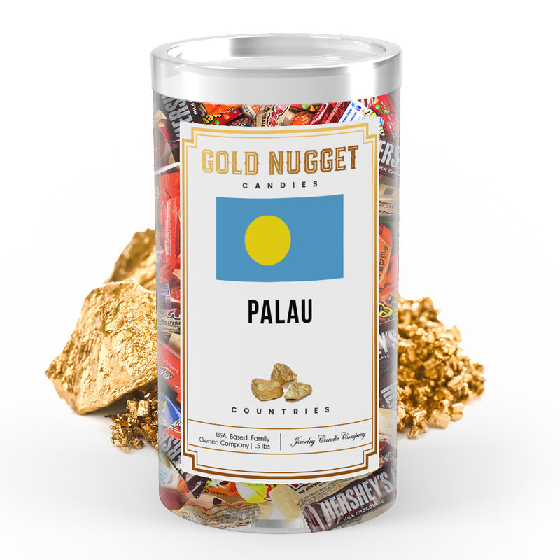 Palau Countries Gold Nugget Candy