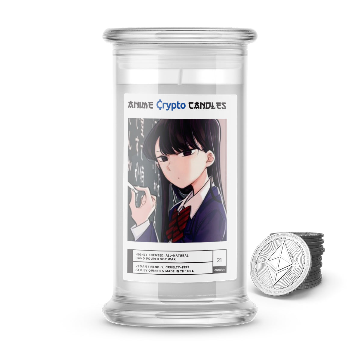 Komi, Shouko (古見 硝子)  - Crypto Anime Candles