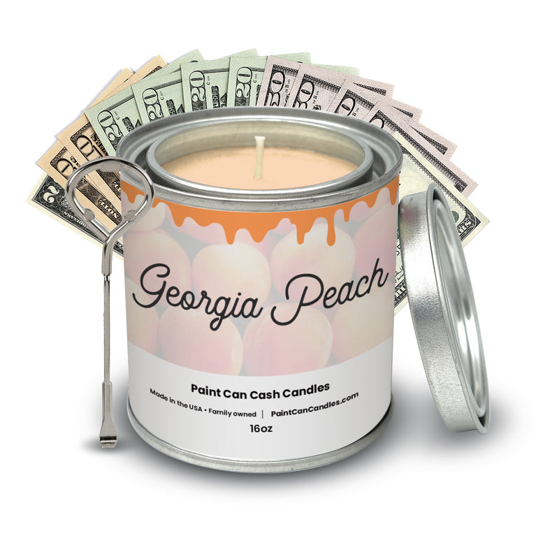 Georgia Peach - Paint Can Cash Candles