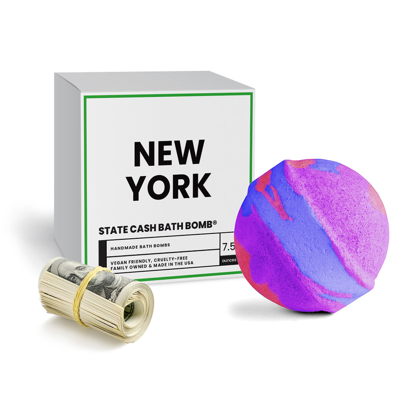 New York State Cash Bath Bomb