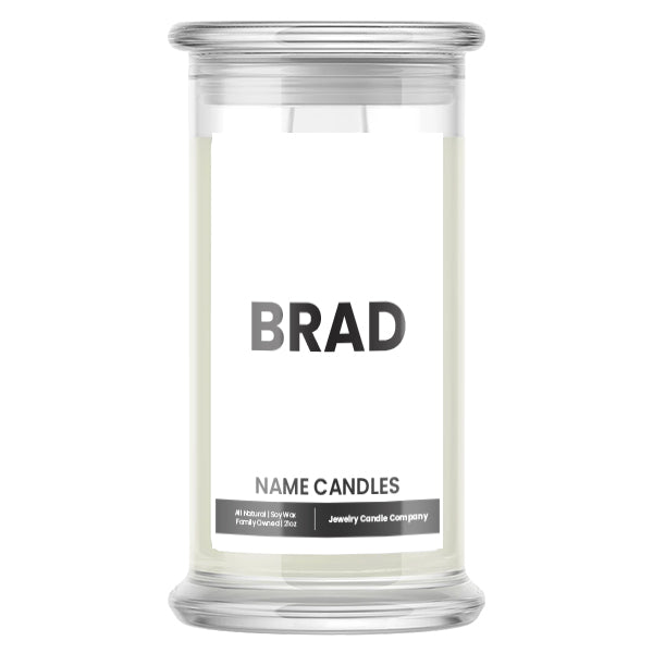 BRAD Name Candles