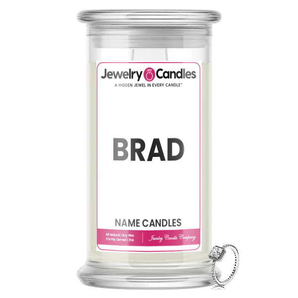 BRAD Name Jewelry Candles