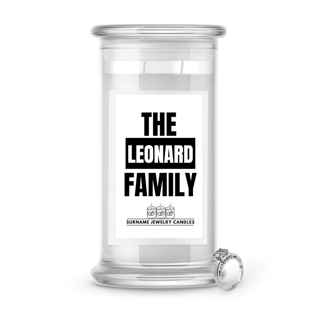 The Leonard Family | Surname Jewelry Candles