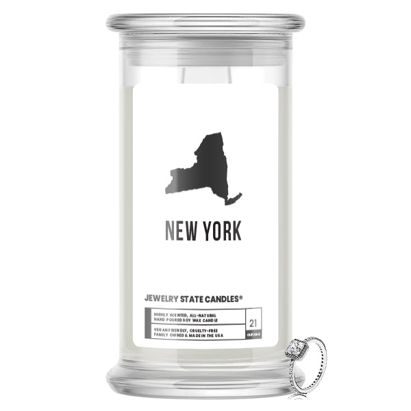 New York Jewelry State Candles