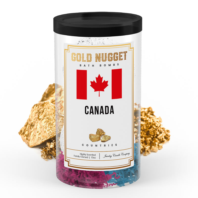 Canada Countries Gold Nugget Bath Bombs