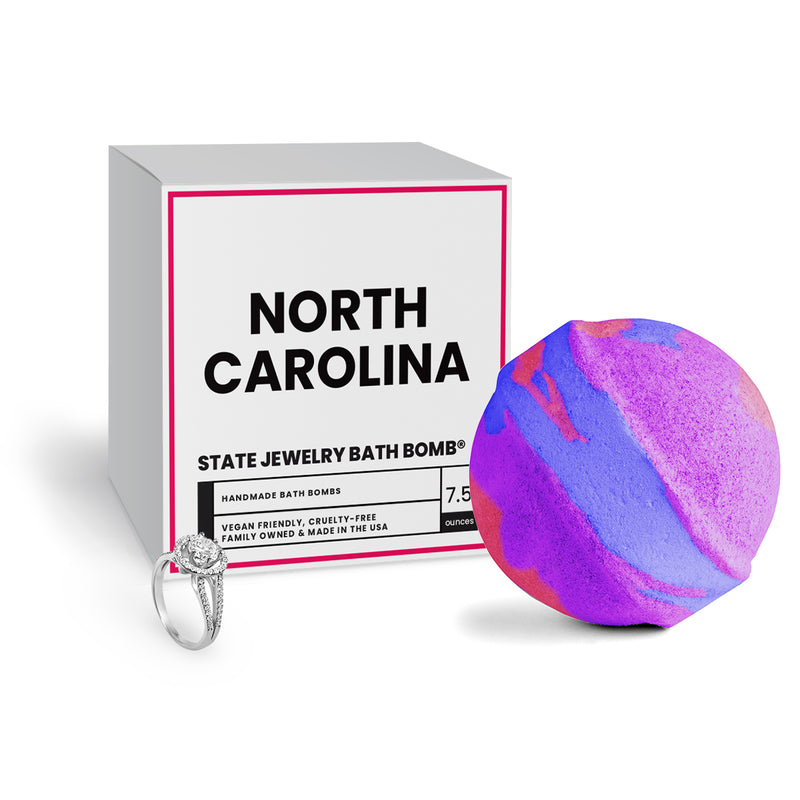 North Carolina State Jewelry Bath Bomb