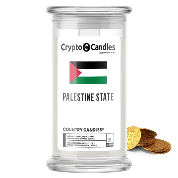 Palestine State Country Crypto Candles