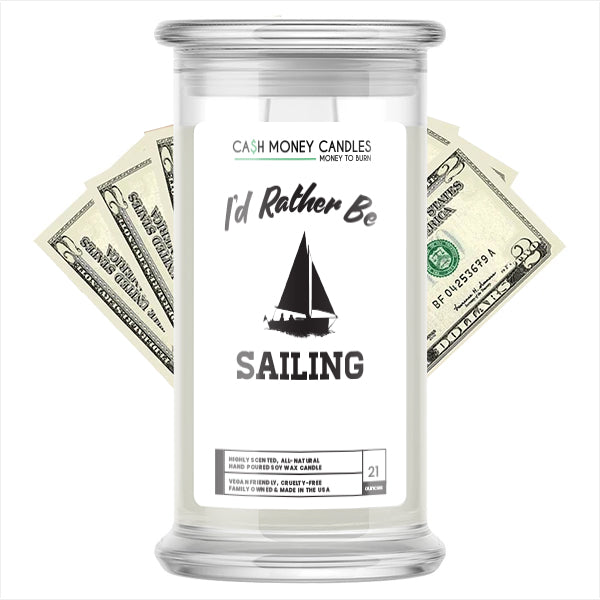 I'd rather be Sailing Cash Candles