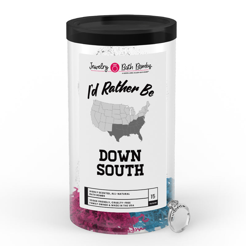 I'd rather be Down South Jewelry Bath Bombs