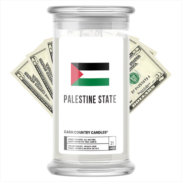 Palestine State Cash Country Candles