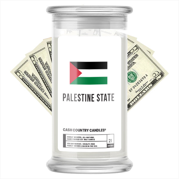palestine state cash candle