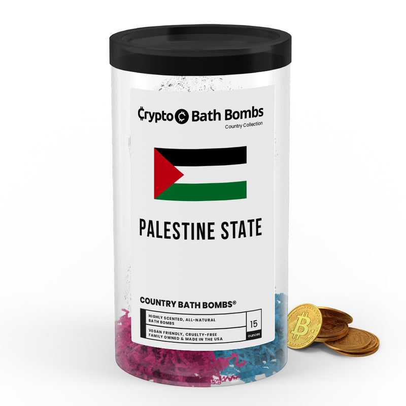 Palestine State Country Crypto Bath Bombs