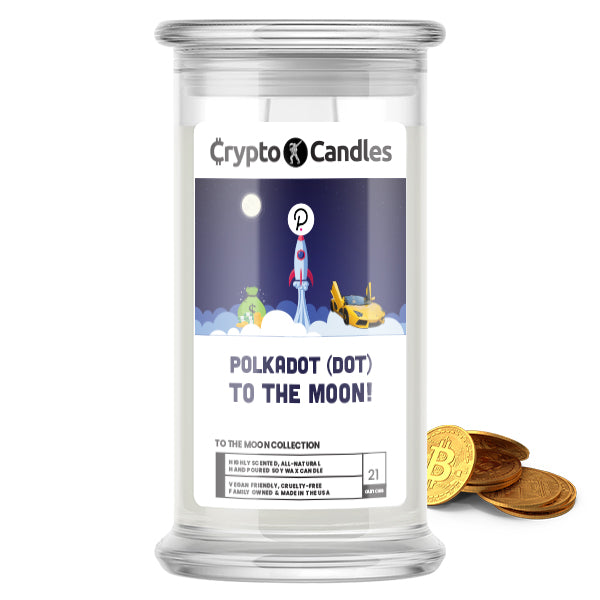 Polkadot (DOT) To The Moon! Crypto Candles
