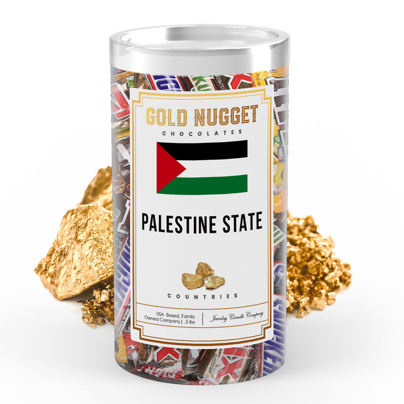 Palestine State Countries Gold Nugget Chocolates