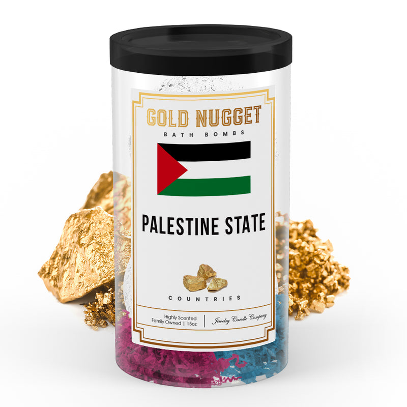 Palestine State Countries Gold Nugget Bath Bombs