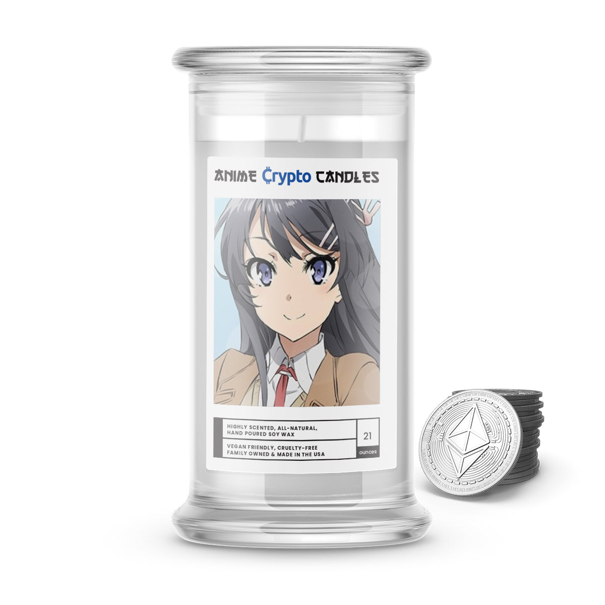Sakurajima, Mai (桜島 麻衣) - Crypto Anime Candles