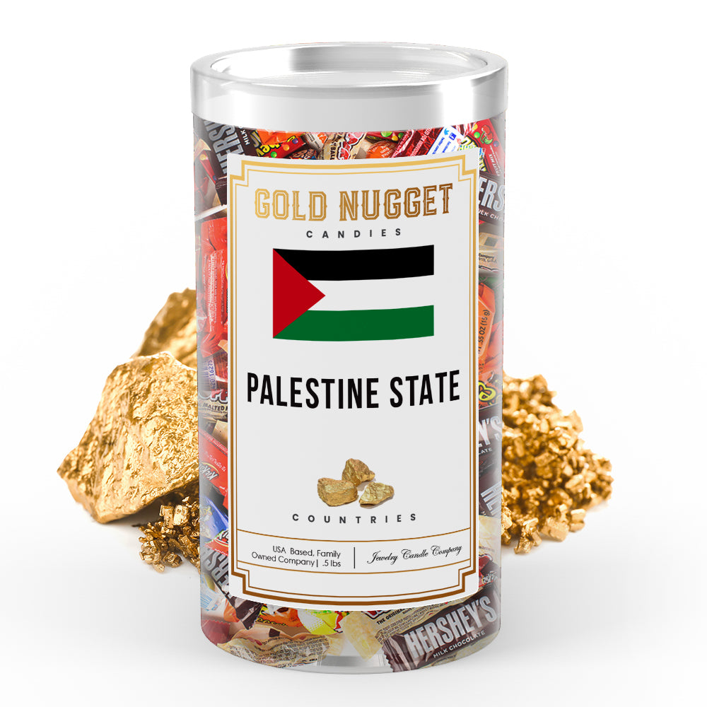 Palestine State Countries Gold Nugget Candy