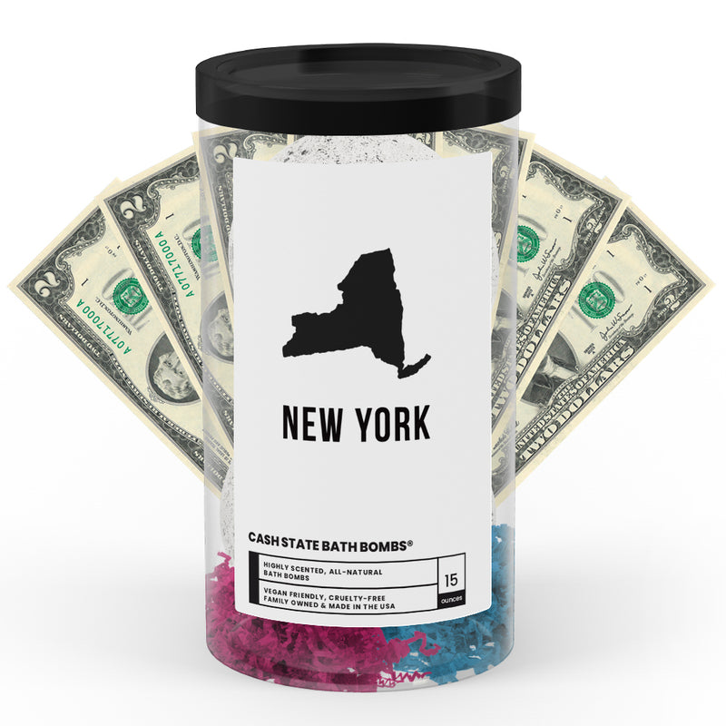 New York Cash State Bath Bombs