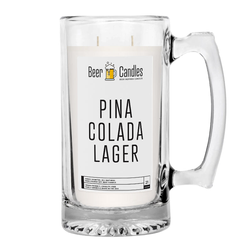 Pina Colada Lager Beer Candle