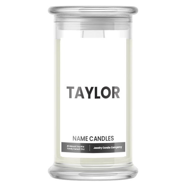 TAYLOR Name Candles