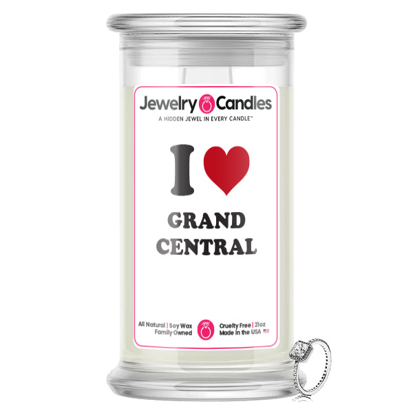 I Love GRAND CENTRAL Landmarks Jewelry Candles