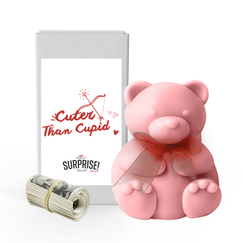 Cuter Than Cupid | Valentines Day Surprise Cash Money Bear Wax Melts