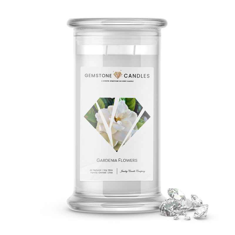 Gardenia Flowers | Gemstone Candles