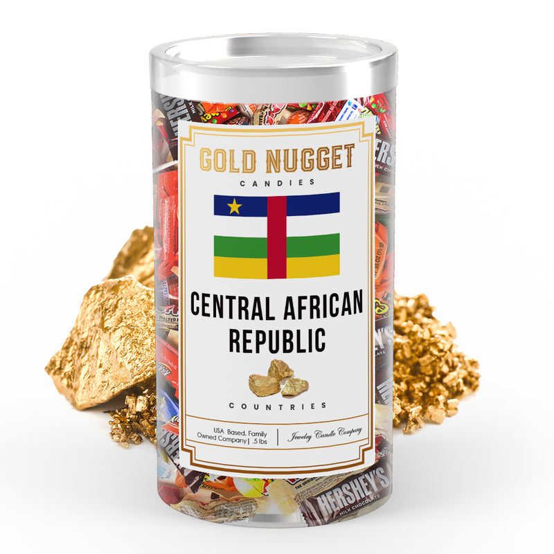 Central African Republic Countries Gold Nugget Candy