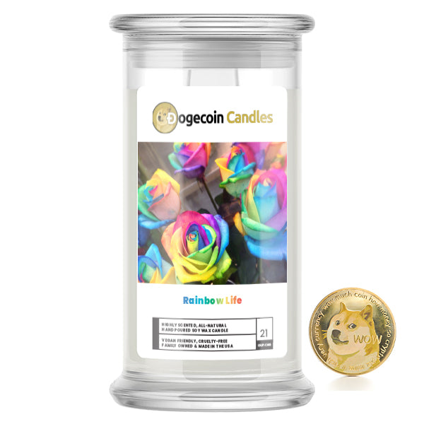 Rainbow Life DogeCandles