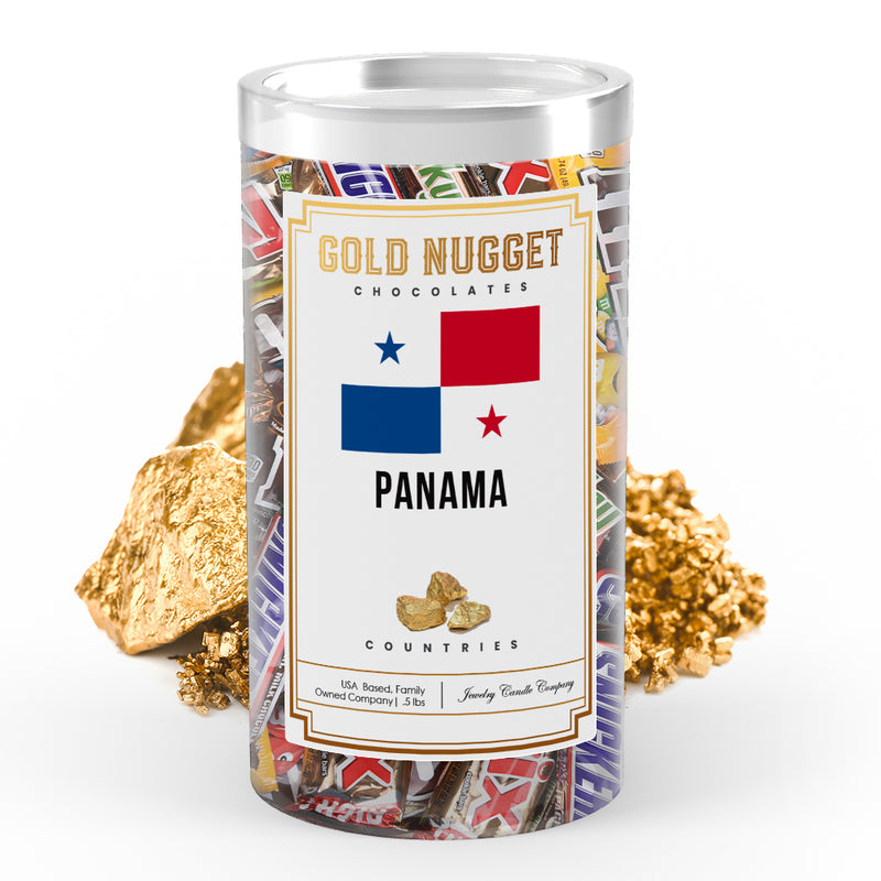 Panama Countries Gold Nugget Chocolates