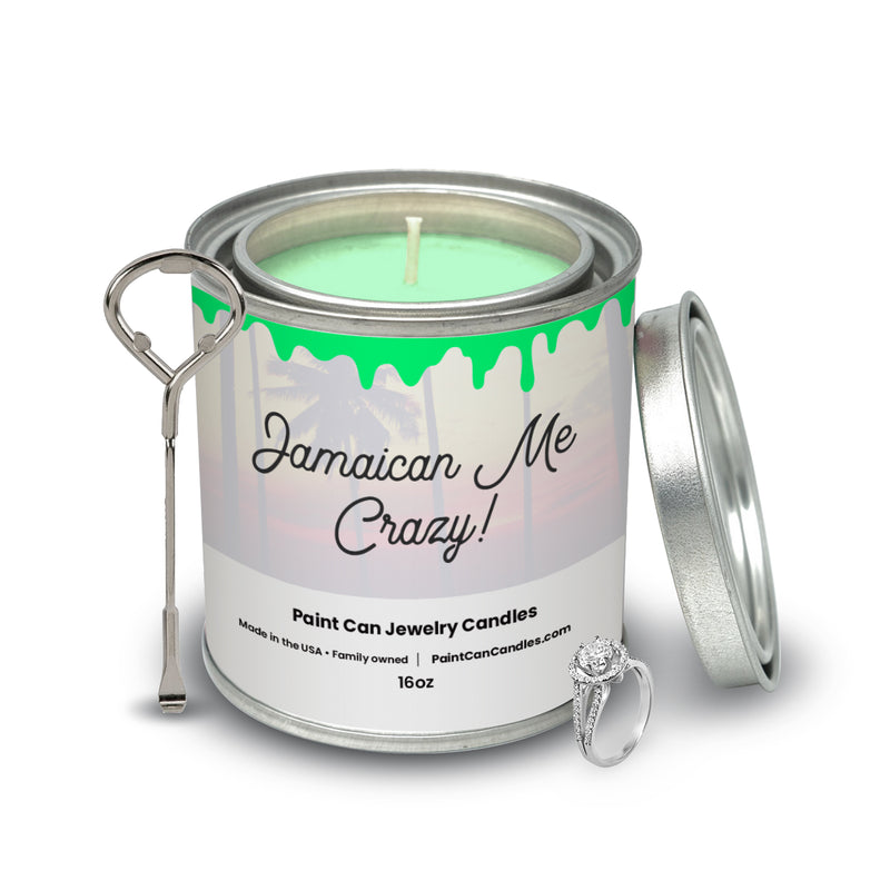 Jamaican Me Crazy - Paint Can Jewelry Candles